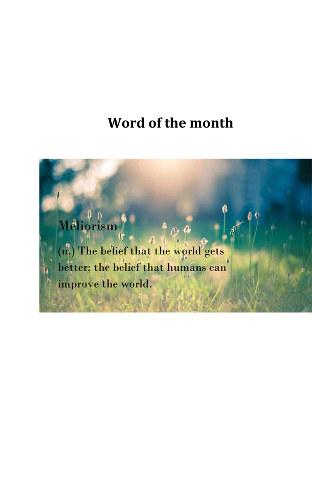 Word of the month